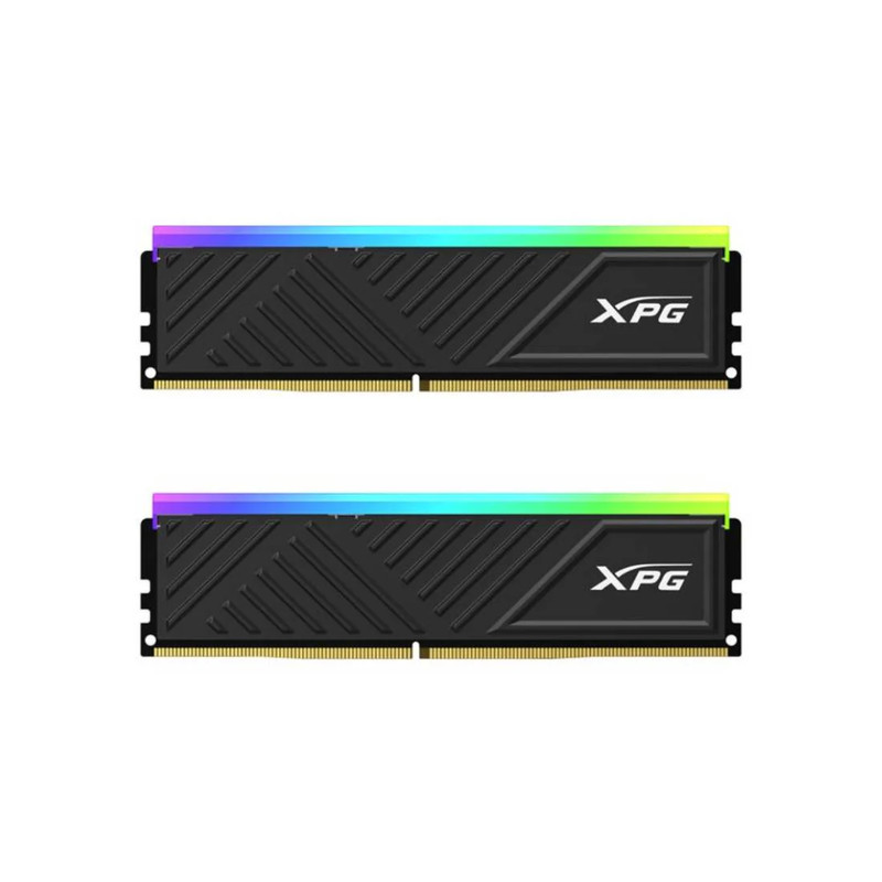 Adata XPG D35G 32GB (16GBx2) DDR4 3600Mhz RGB RAM - Black - الذاكرة العشوائية
